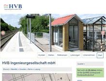 Tablet Screenshot of hvb-ingenieure.de